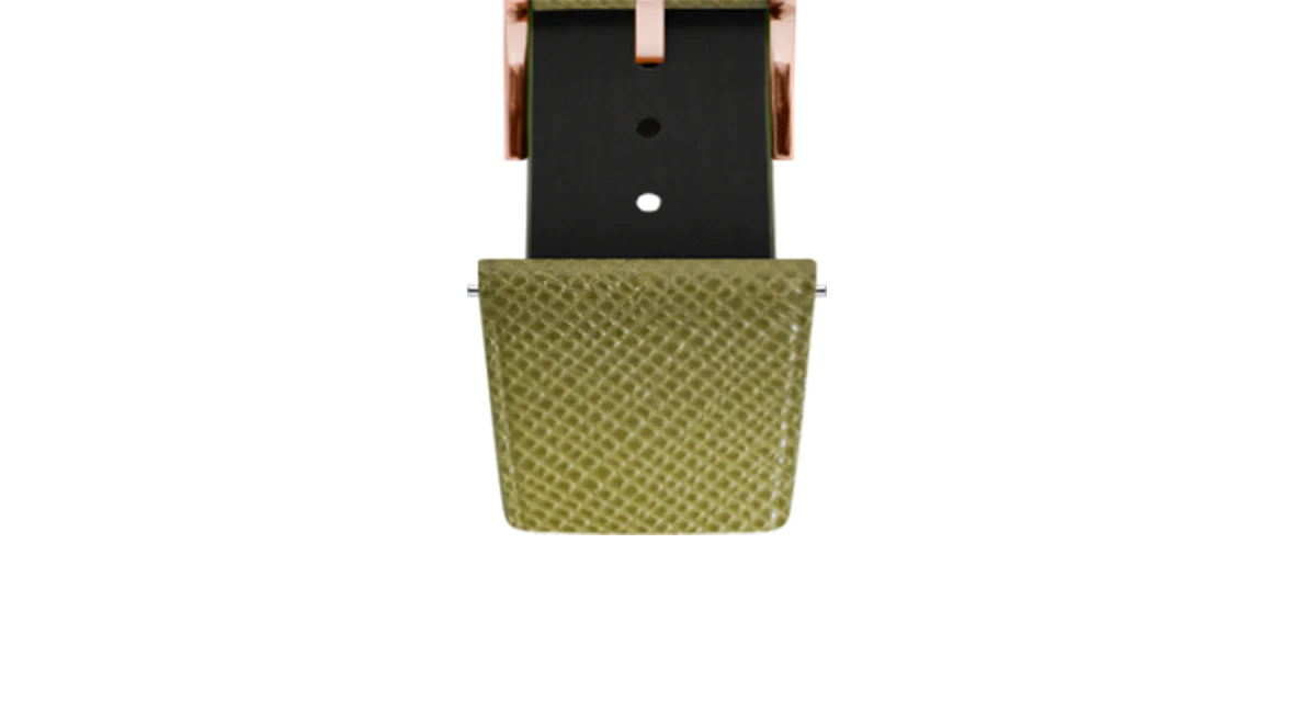 Overstock: Army Green Saffiano Stitchless Strap - Image 7