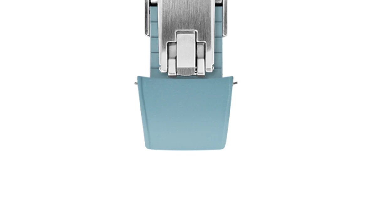 Baby Blue Curved CTS Rubber Strap - Image 9
