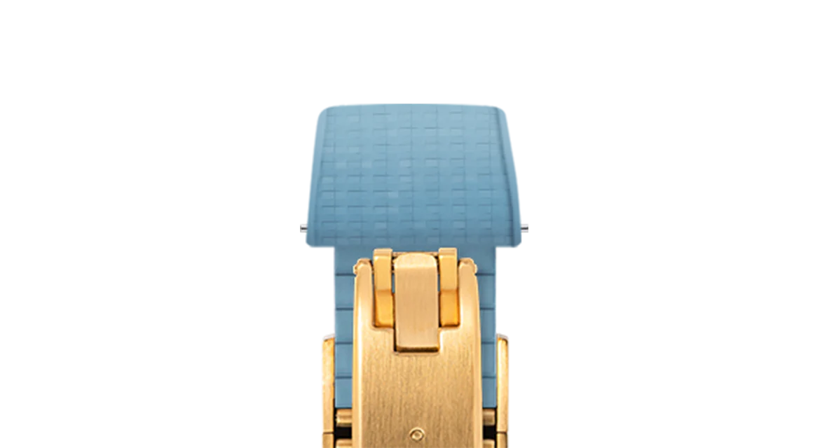 Baby Blue Mosaic CTS Rubber Strap - Image 10