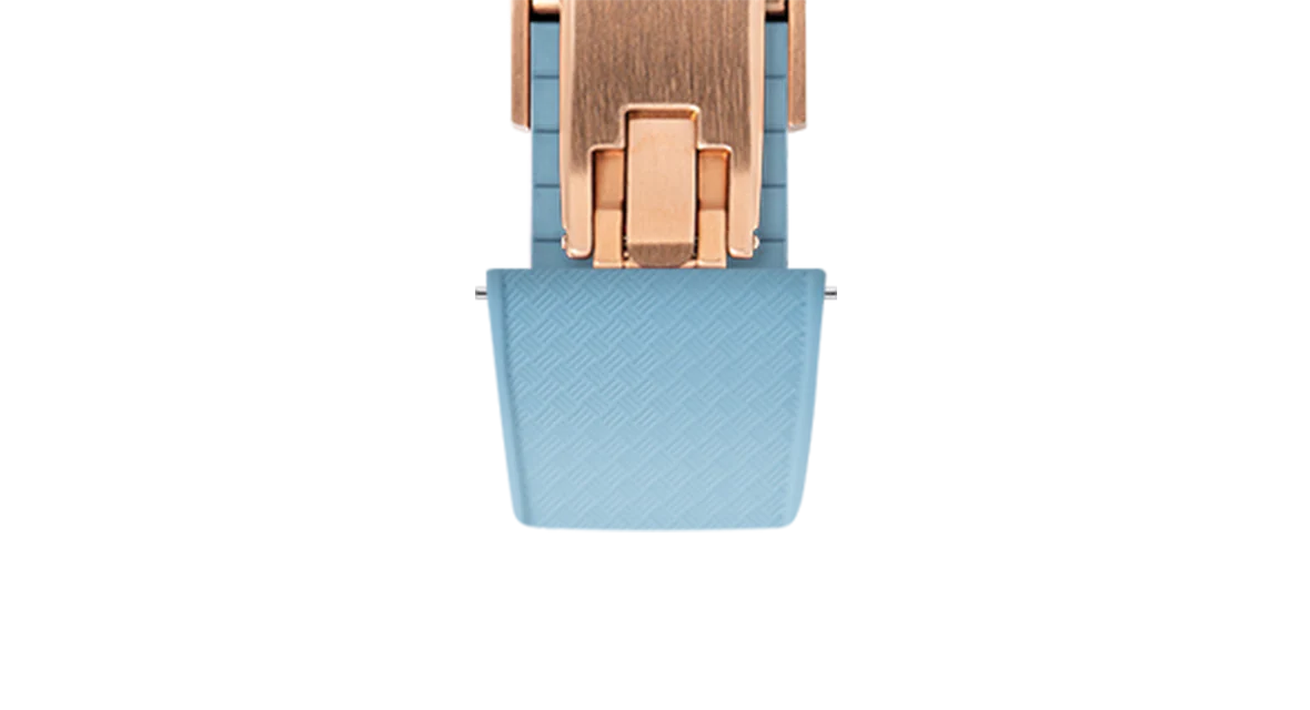 Baby Blue Tropical CTS Rubber Strap - Image 13