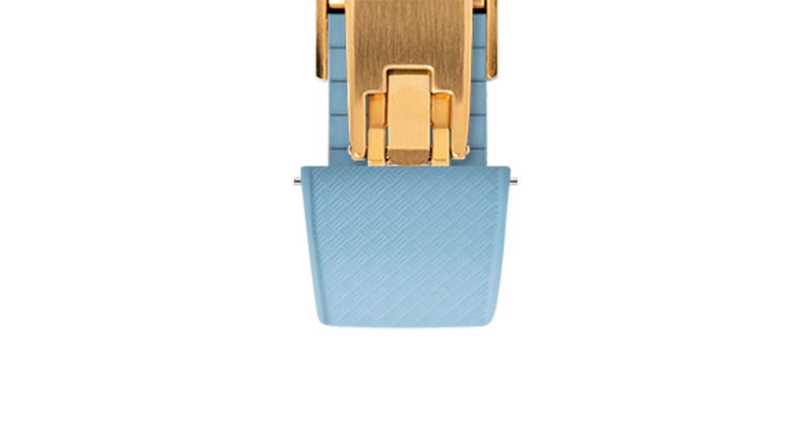 Baby Blue Tropical CTS Rubber Strap - Image 15