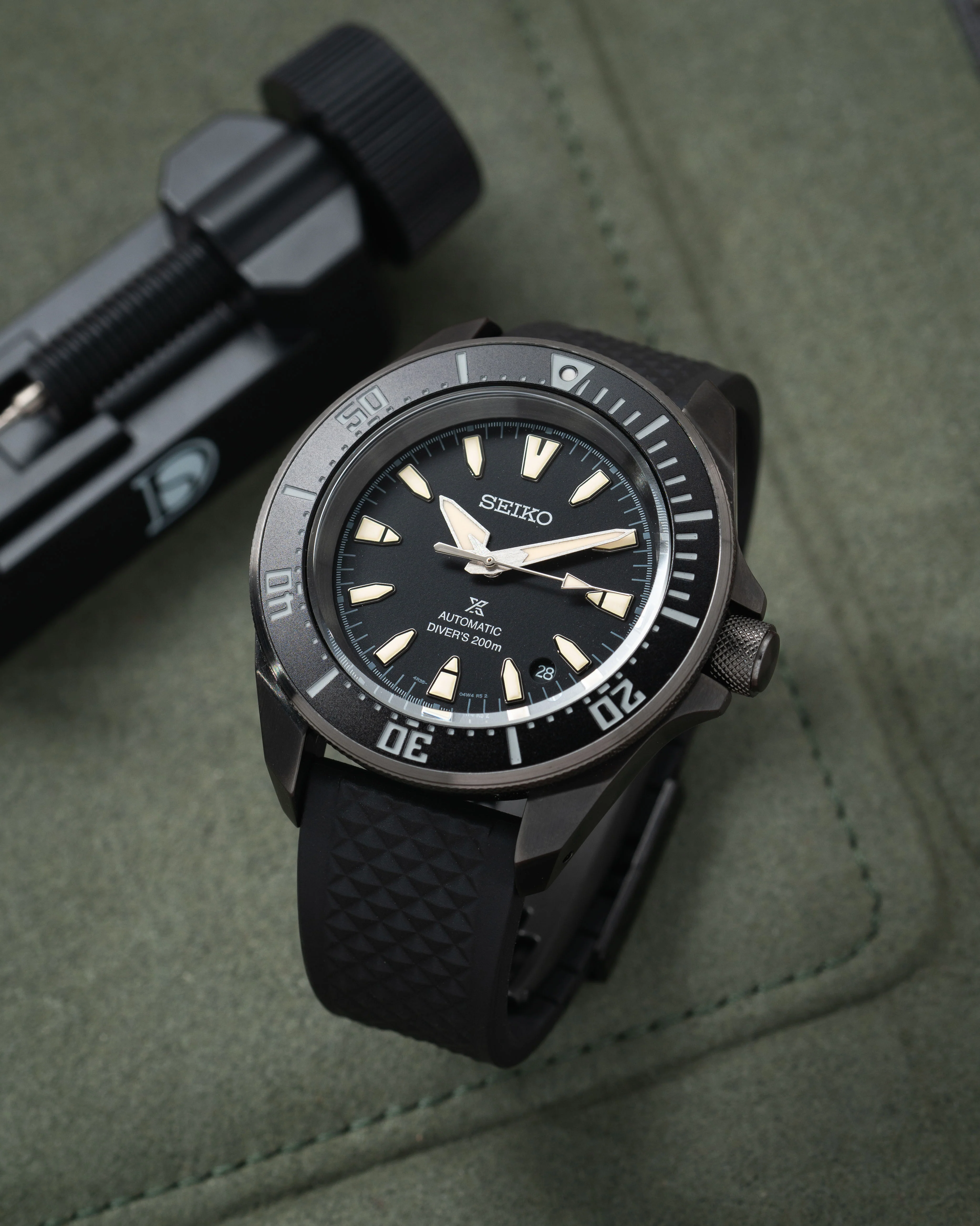 Black Waffle CTS Rubber Strap - Image 3