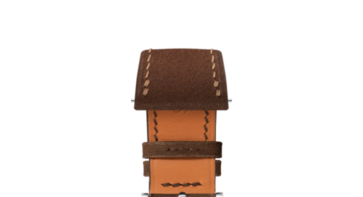 Dark Brown Nubuck Slim Strap - Image 4
