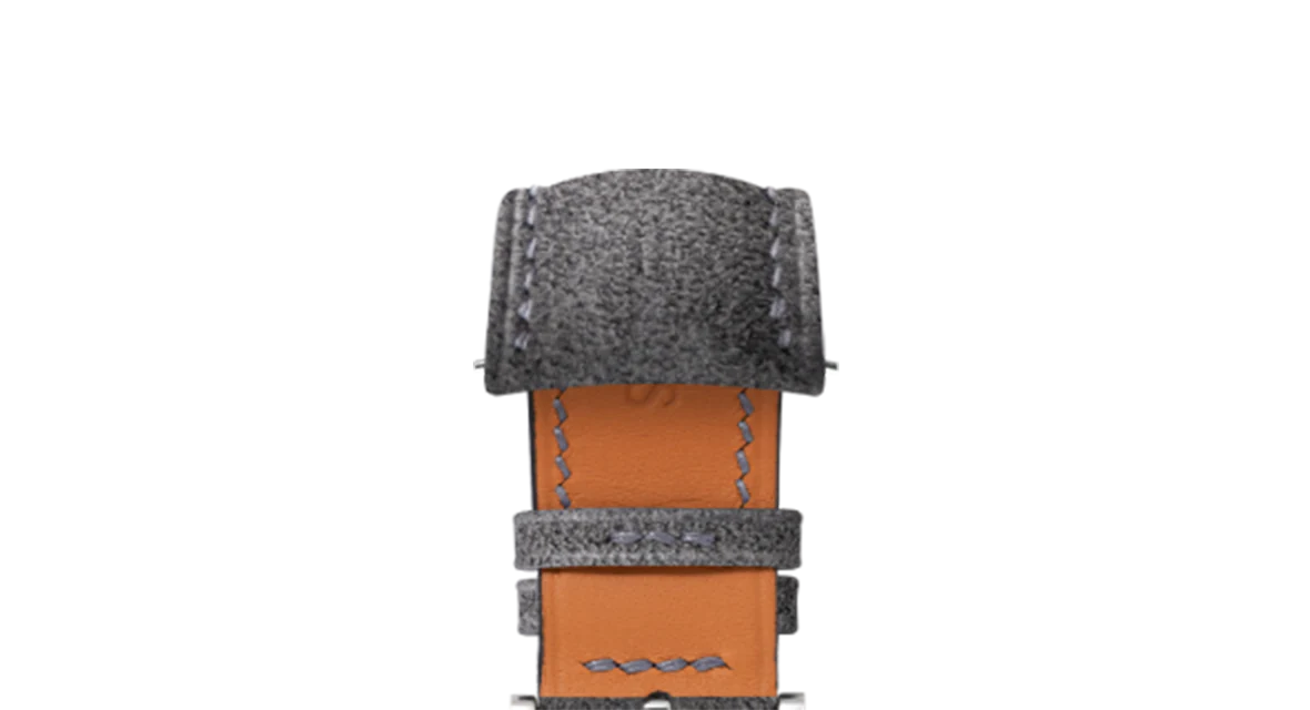 Dark Grey Alcantara Signature (Curved) Strap - Image 4