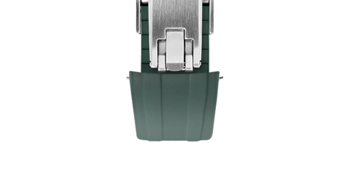 Overstock: Emerald Green CTS Rubber Strap for Omega Speedmaster - Image 7