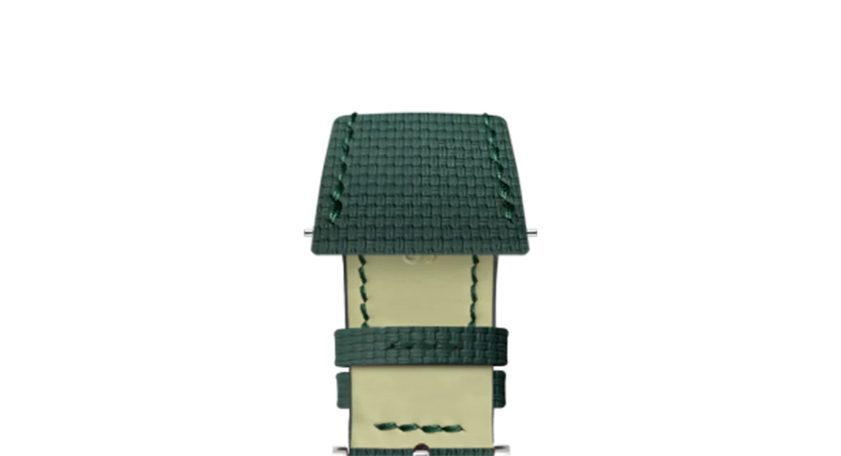 Emerald Green Sailcloth Slim Strap for De Bethune - Image 7