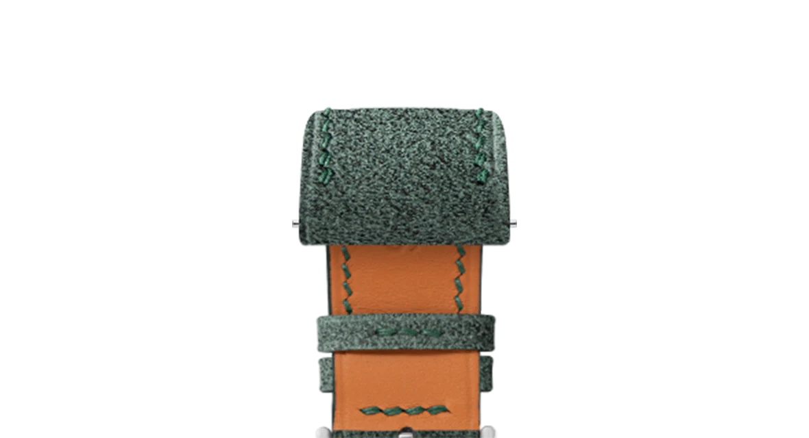Green Alcantara Strap for Cartier Santos-Dumont - Image 4