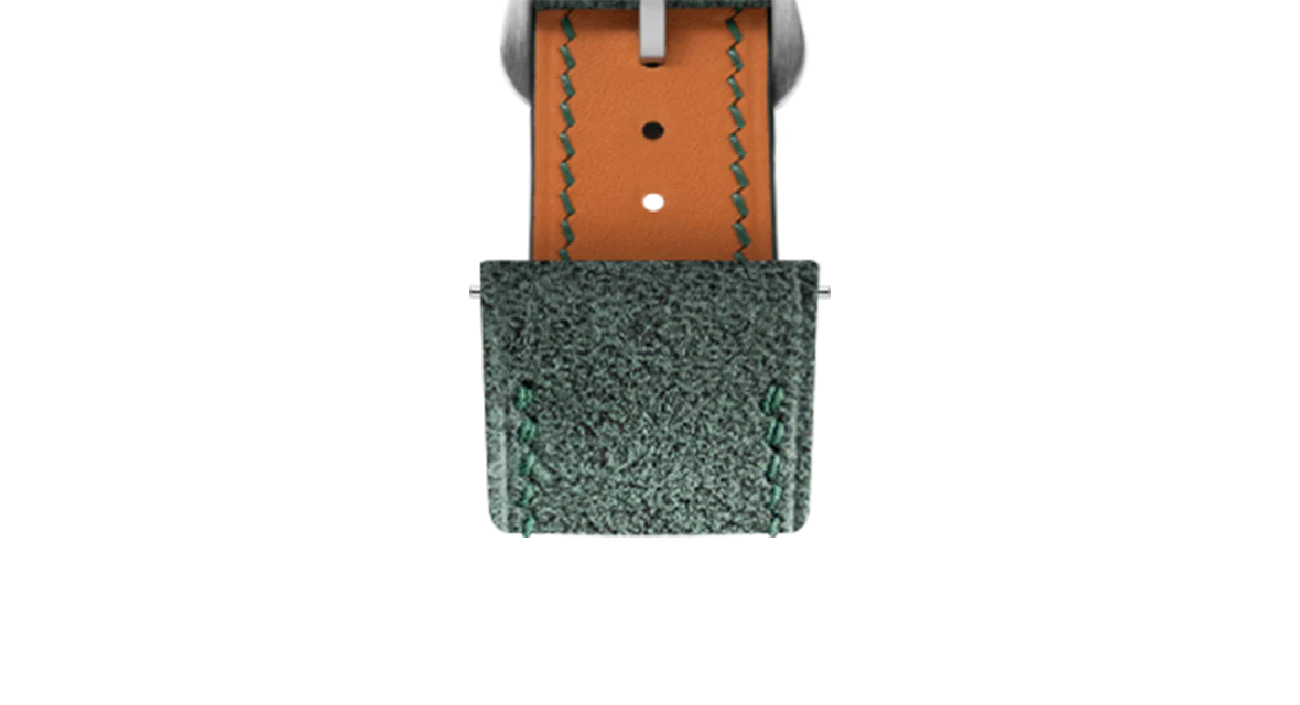 Green Alcantara Strap for Cartier Santos-Dumont - Image 5