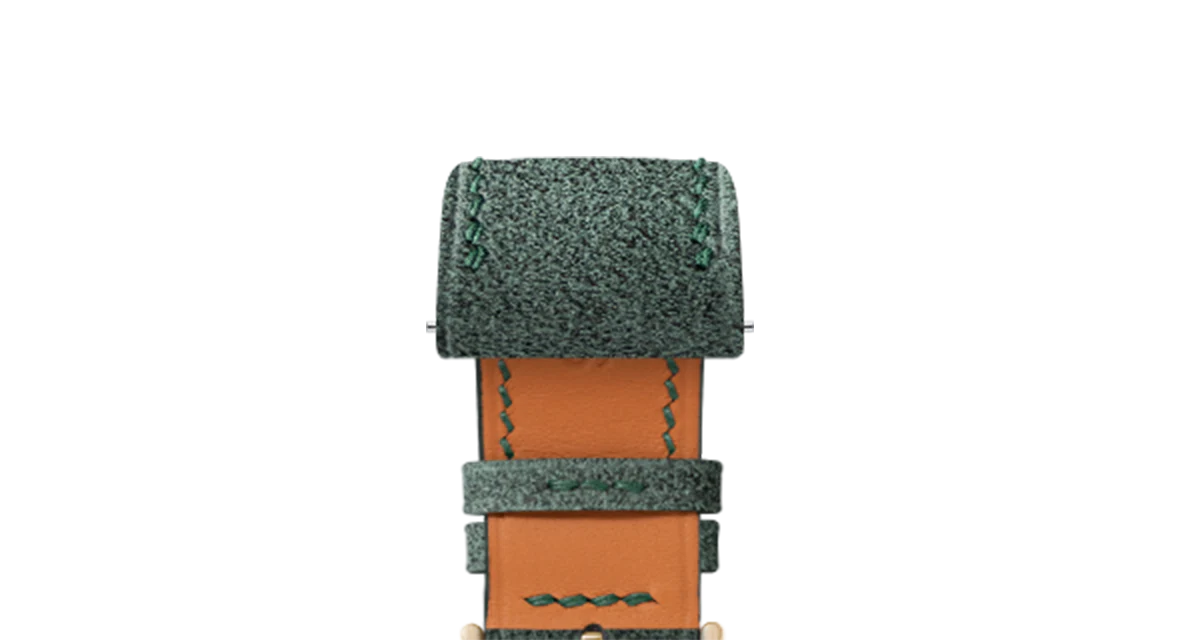 Green Alcantara Strap for Cartier Santos-Dumont - Image 8