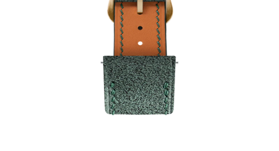 Green Alcantara Strap for Cartier Santos-Dumont - Image 9