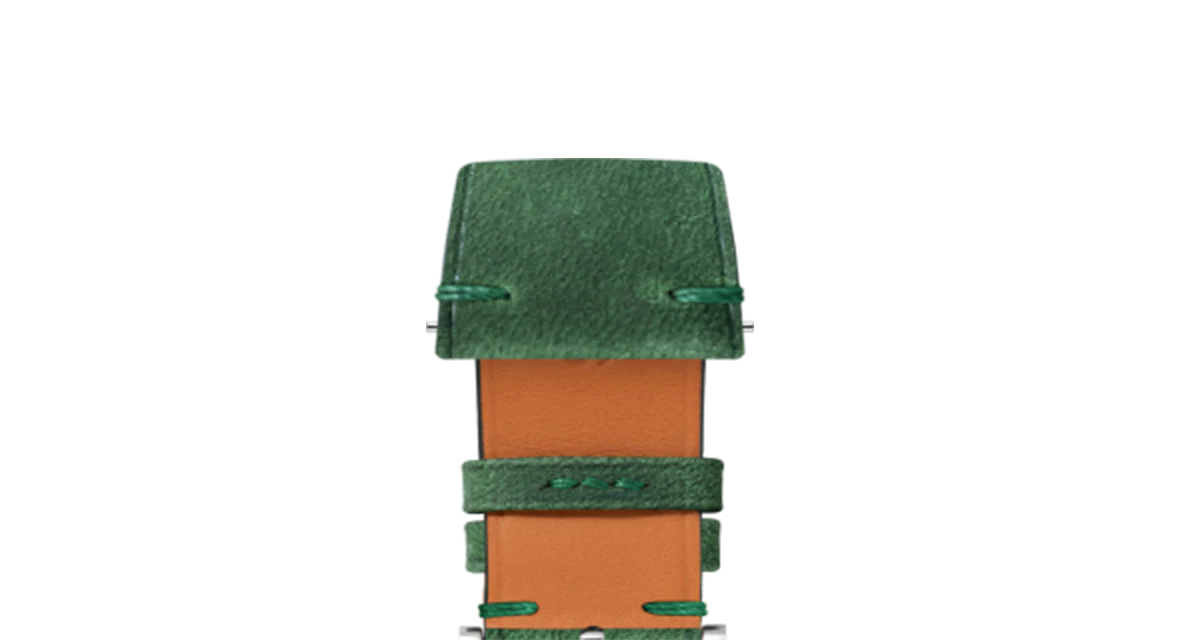 Green Crazy Horse Side-Stitch Strap - Image 3