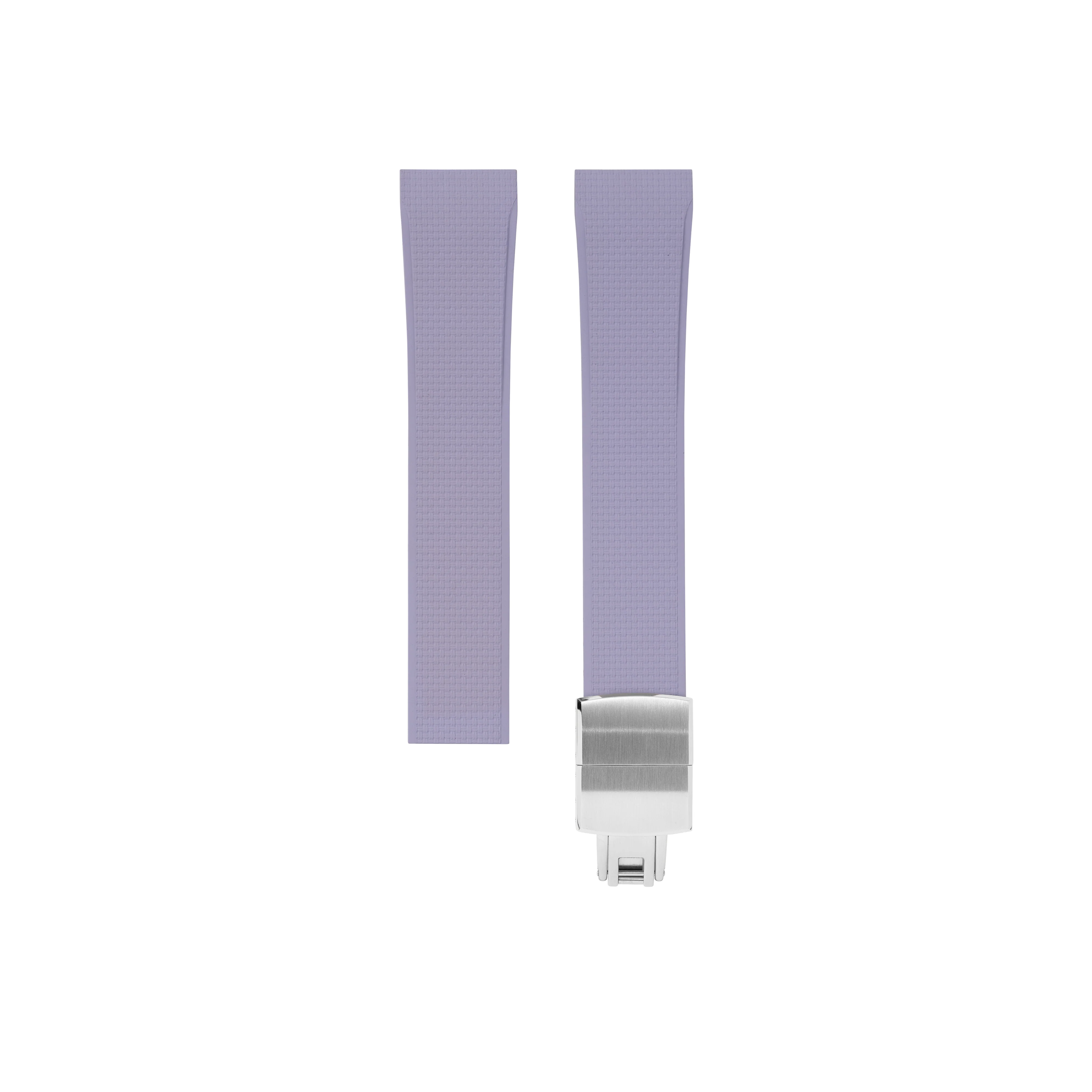 Lavender Sailcloth CTS Rubber Strap for Cartier Santos de Cartier - Image 4