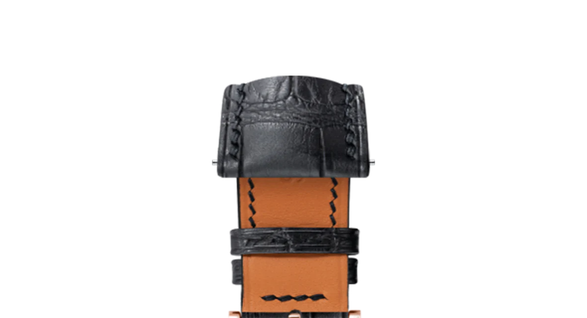 Matte Black Alligator Signature Strap - Image 9