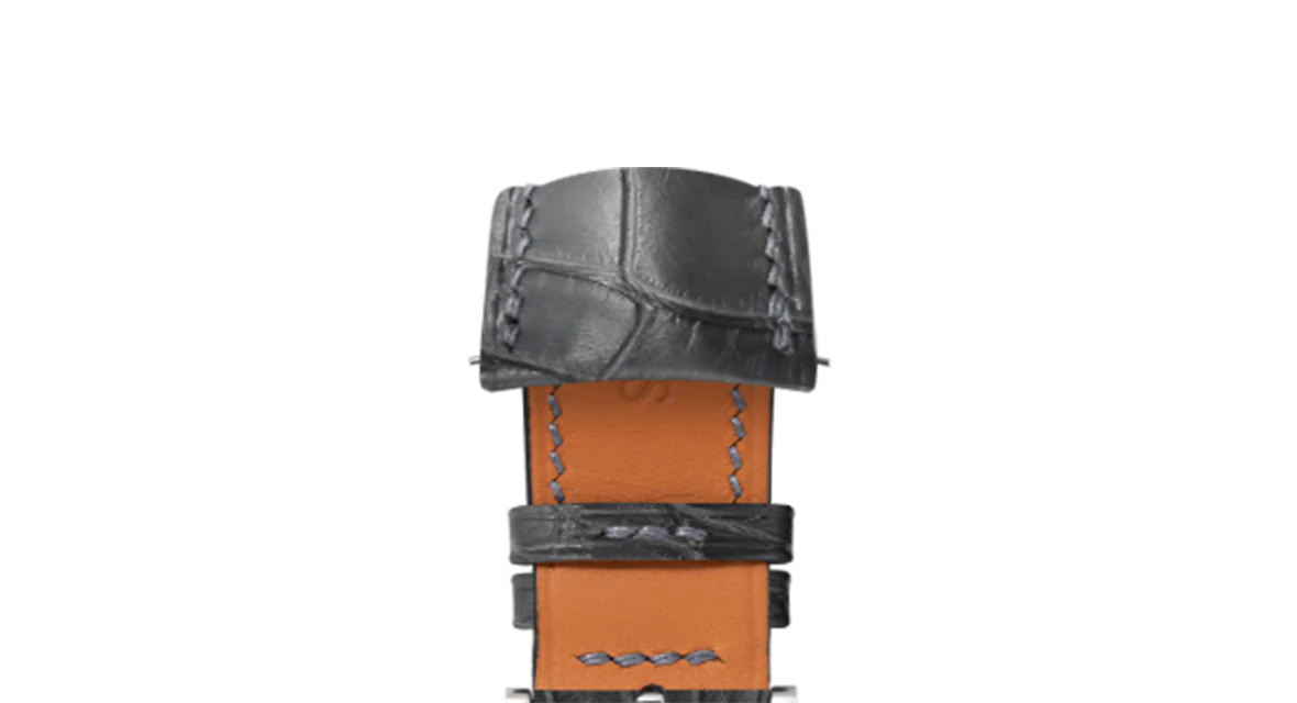Matte Grey Storm Alligator Signature (Curved) Strap - Image 3