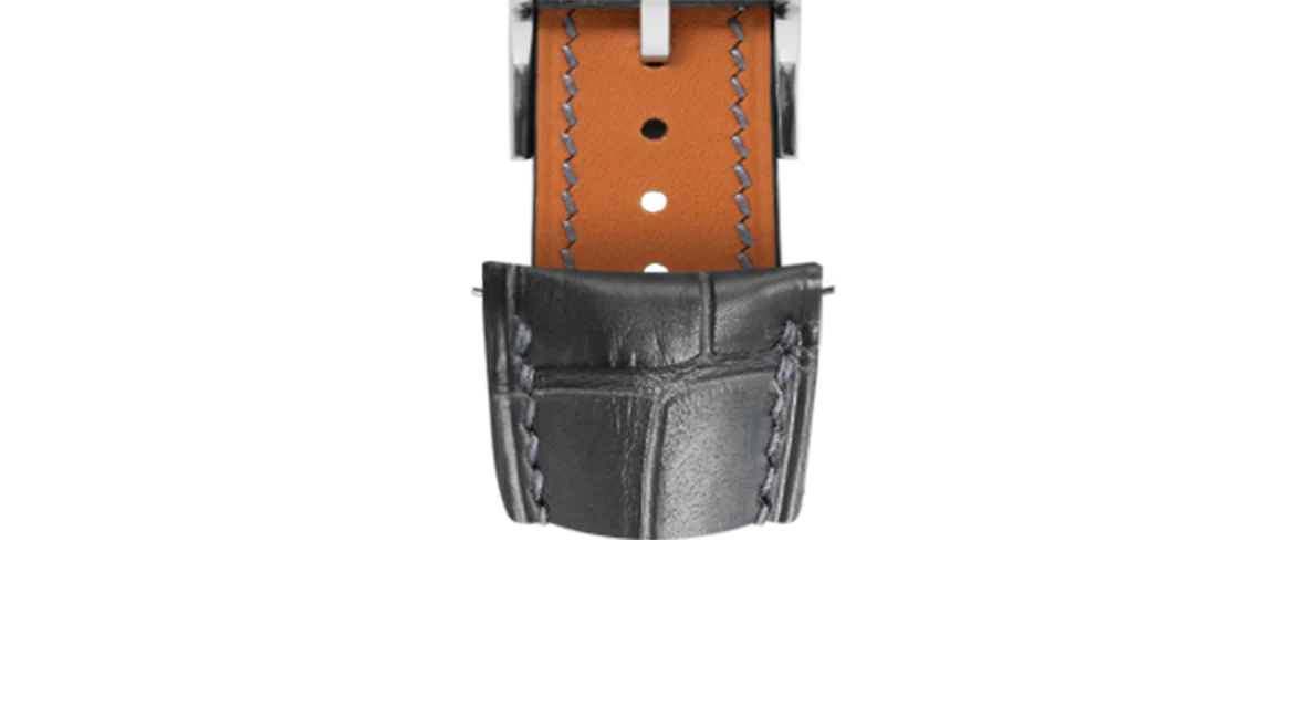 Matte Grey Storm Alligator Signature (Curved) Strap - Image 4