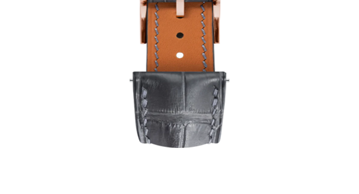 Matte Grey Storm Alligator Signature Strap - Image 9