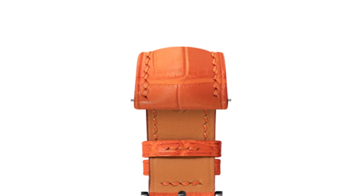 Matte Orange Alligator Signature Strap - Image 10