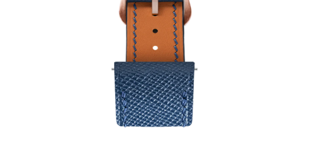 Navy Saffiano Strap for Cartier Santos-Dumont - Image 7