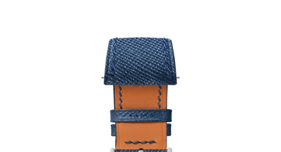 Navy Saffiano Strap for Cartier Tank - Image 8