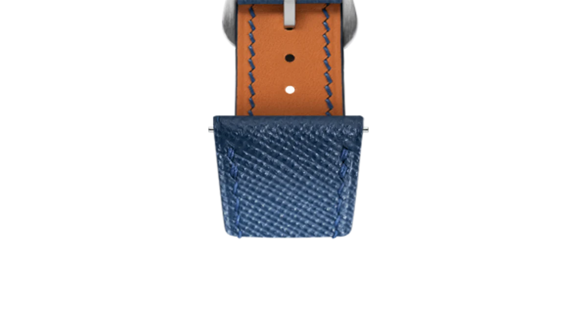 Navy Saffiano Strap for Cartier Tank - Image 9