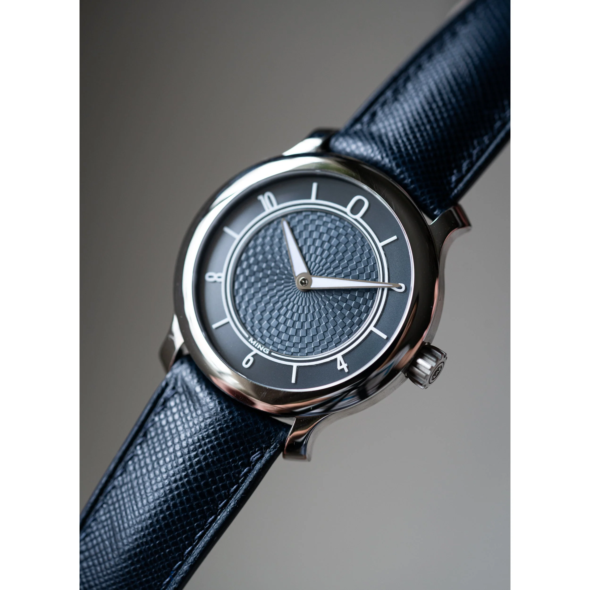 Navy Saffiano Signature (Curved) Strap - Image 2
