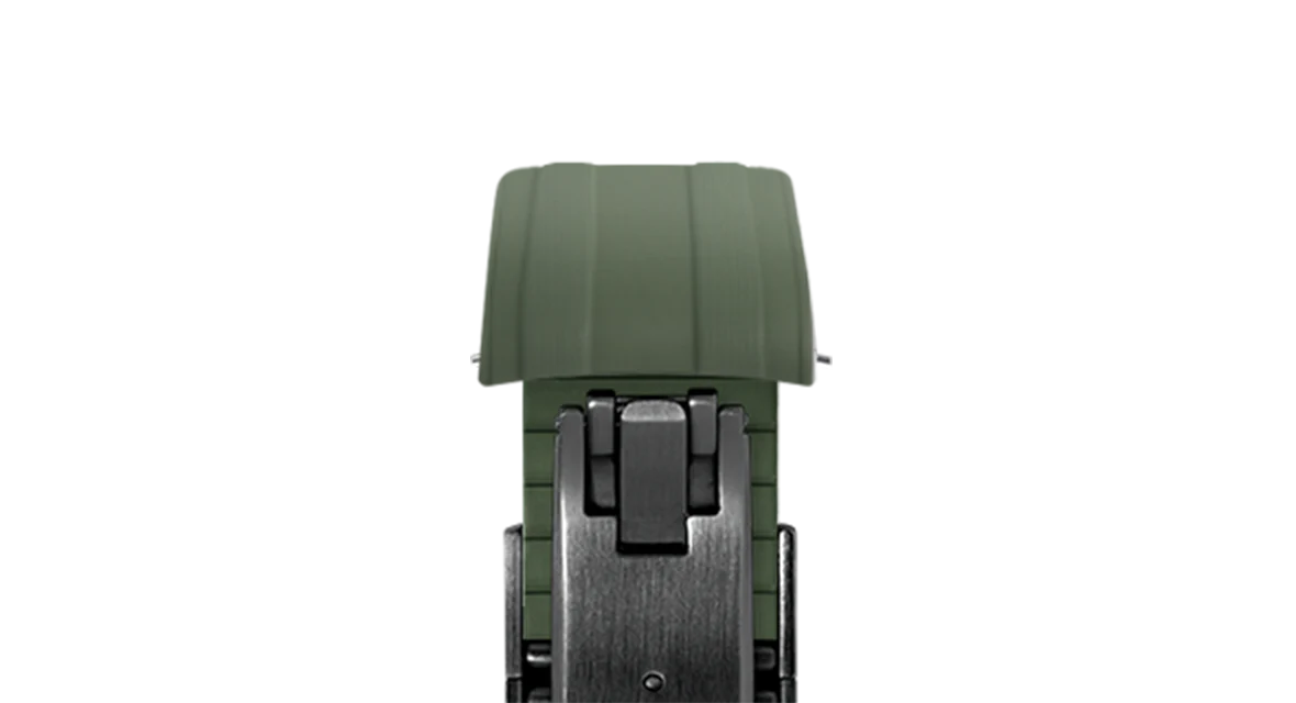 Overstock: Olive Green CTS Rubber Strap for Omega Speedmaster - Image 12