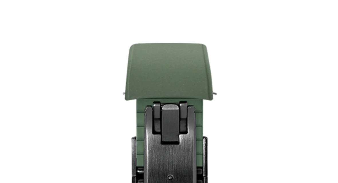 Olive Green Curved CTS Rubber Strap - Image 15