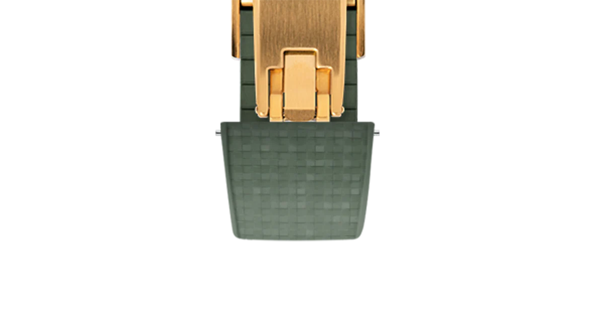 Olive Green Mosaic CTS Rubber Strap - Image 11