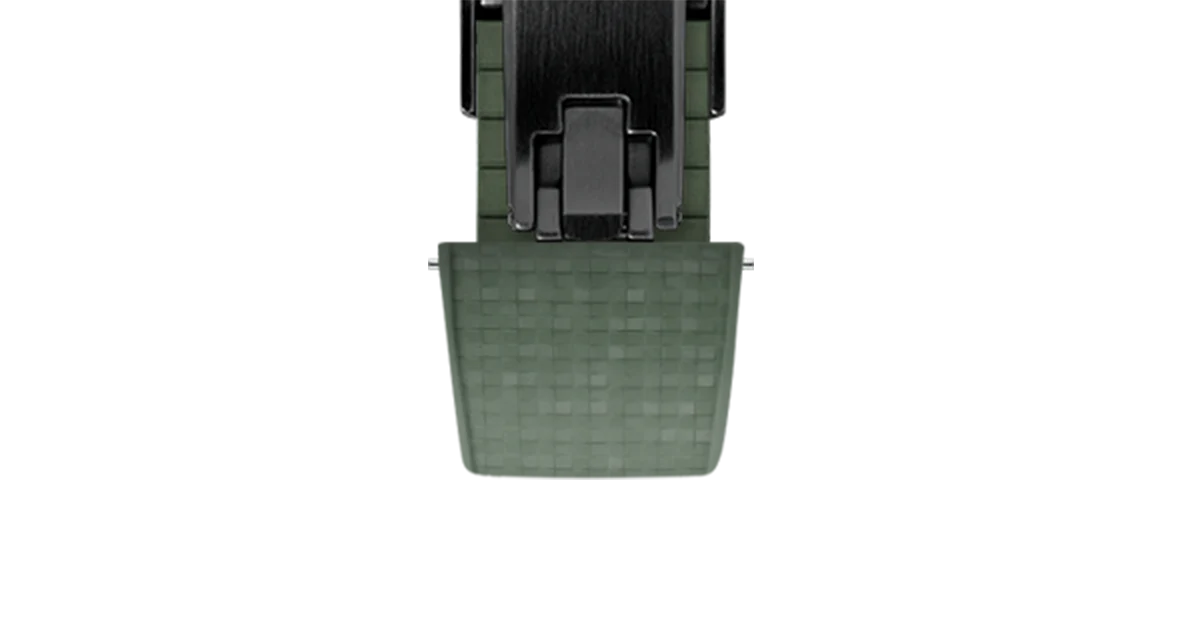 Olive Green Mosaic CTS Rubber Strap - Image 13