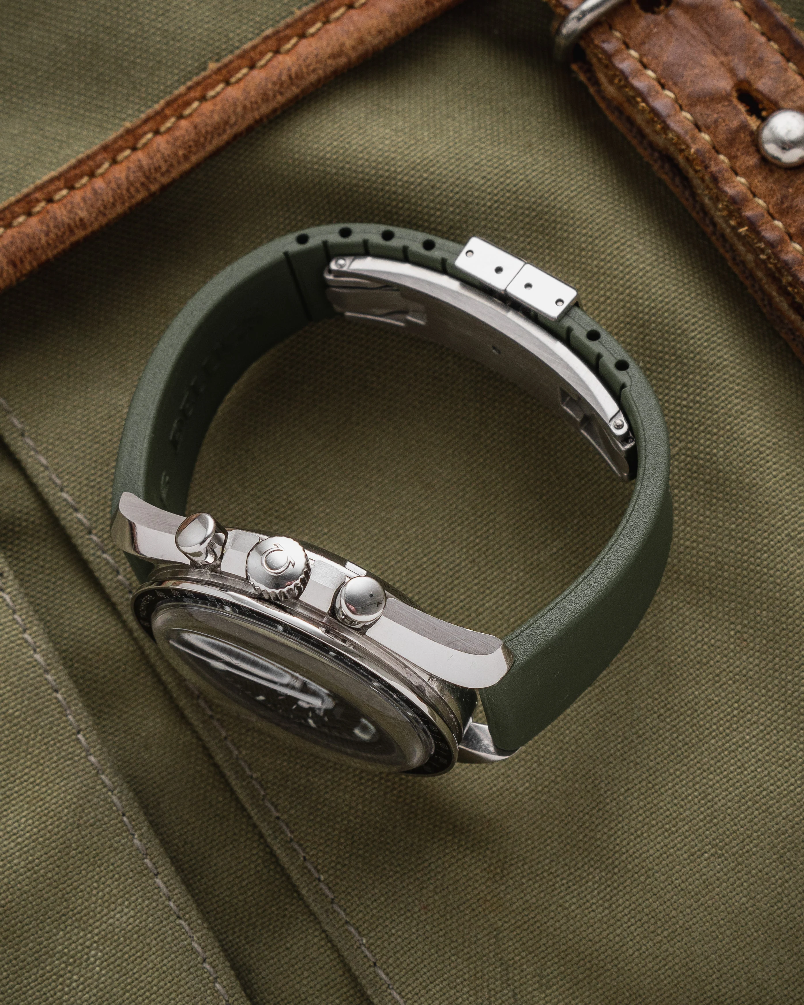 Olive Green CTS Rubber Strap - Image 3