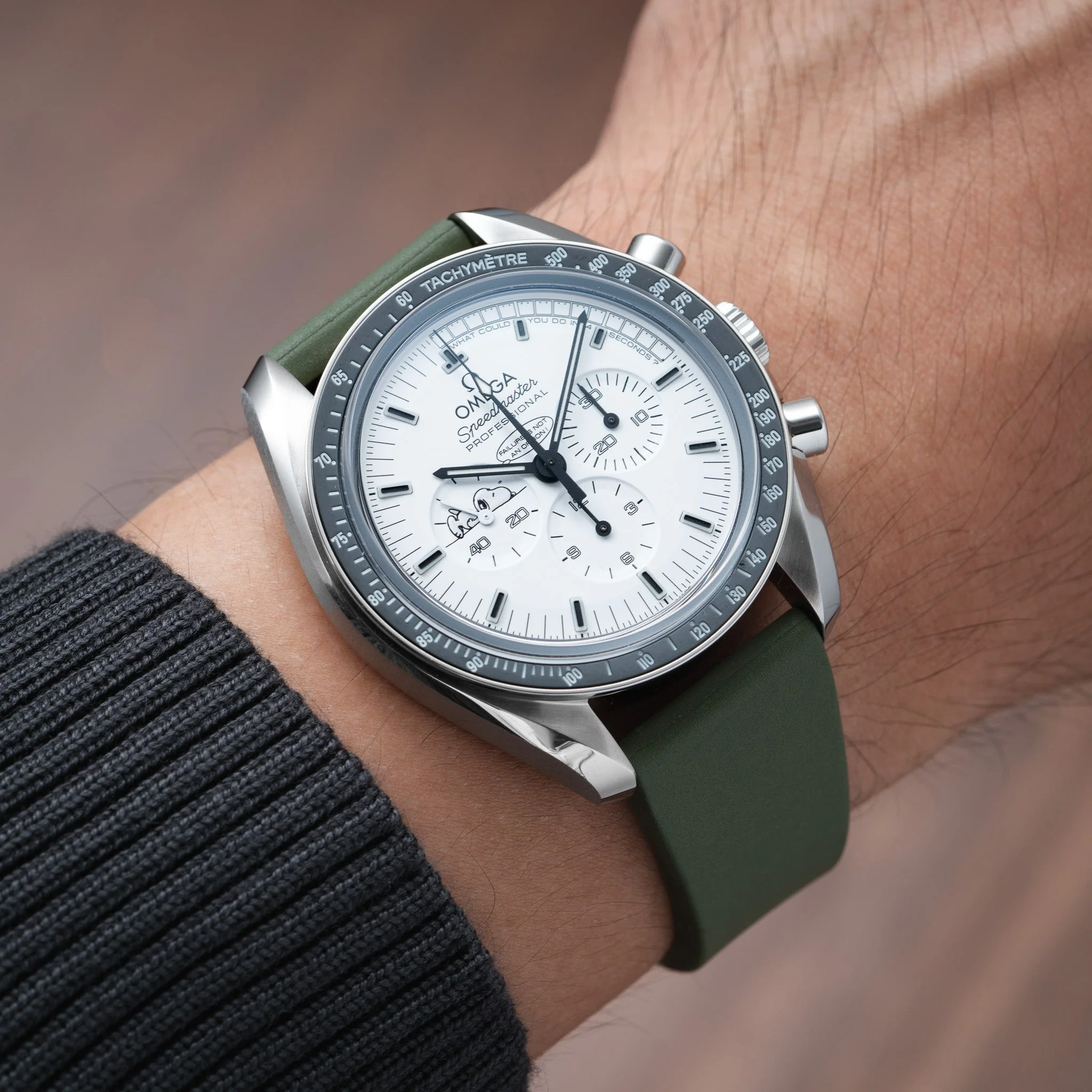Olive Green CTS Rubber Strap - Image 5