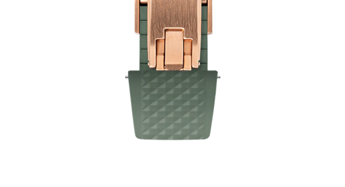Olive Green Waffle CTS Rubber Strap - Image 9
