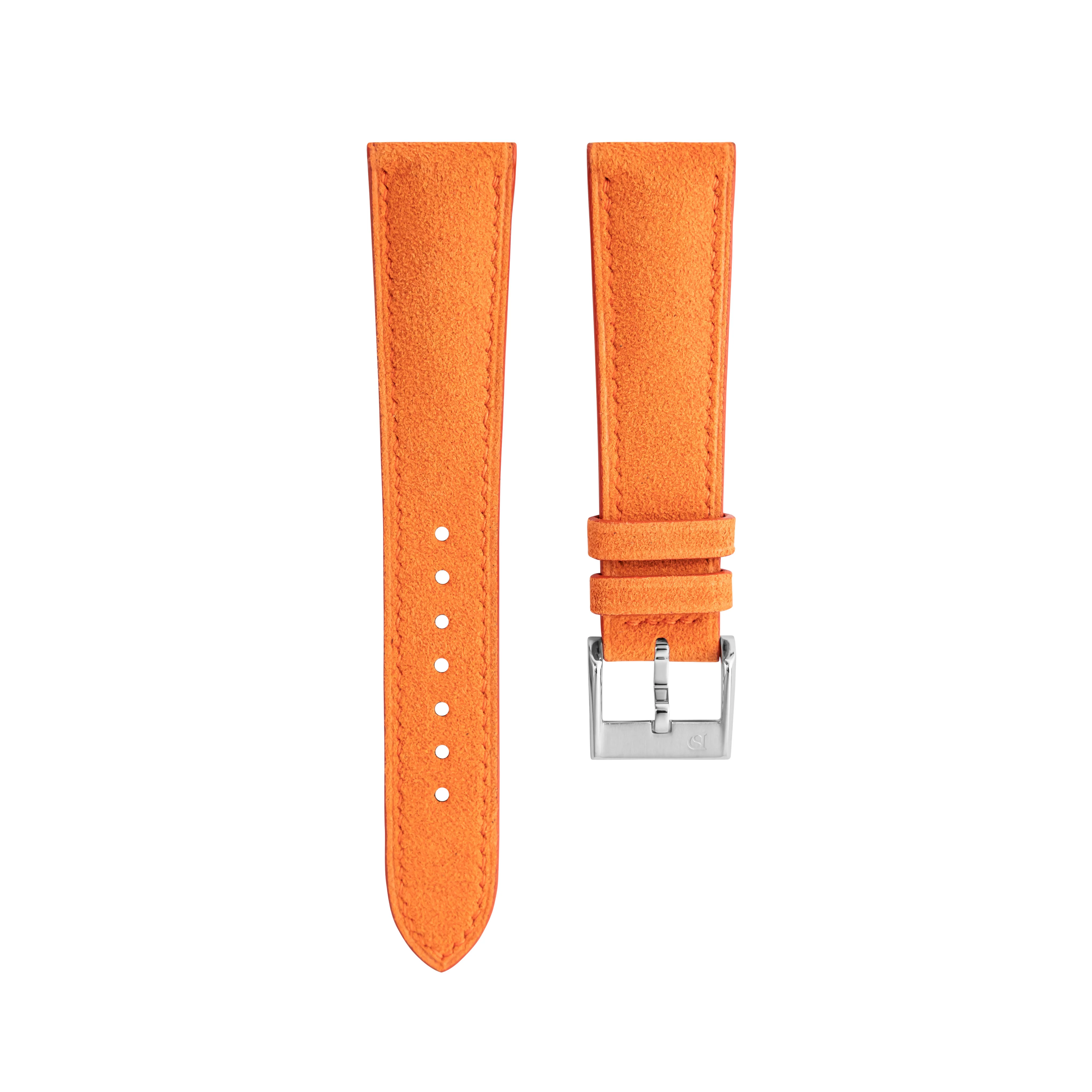 Overstock: Orange Alcantara Signature Strap