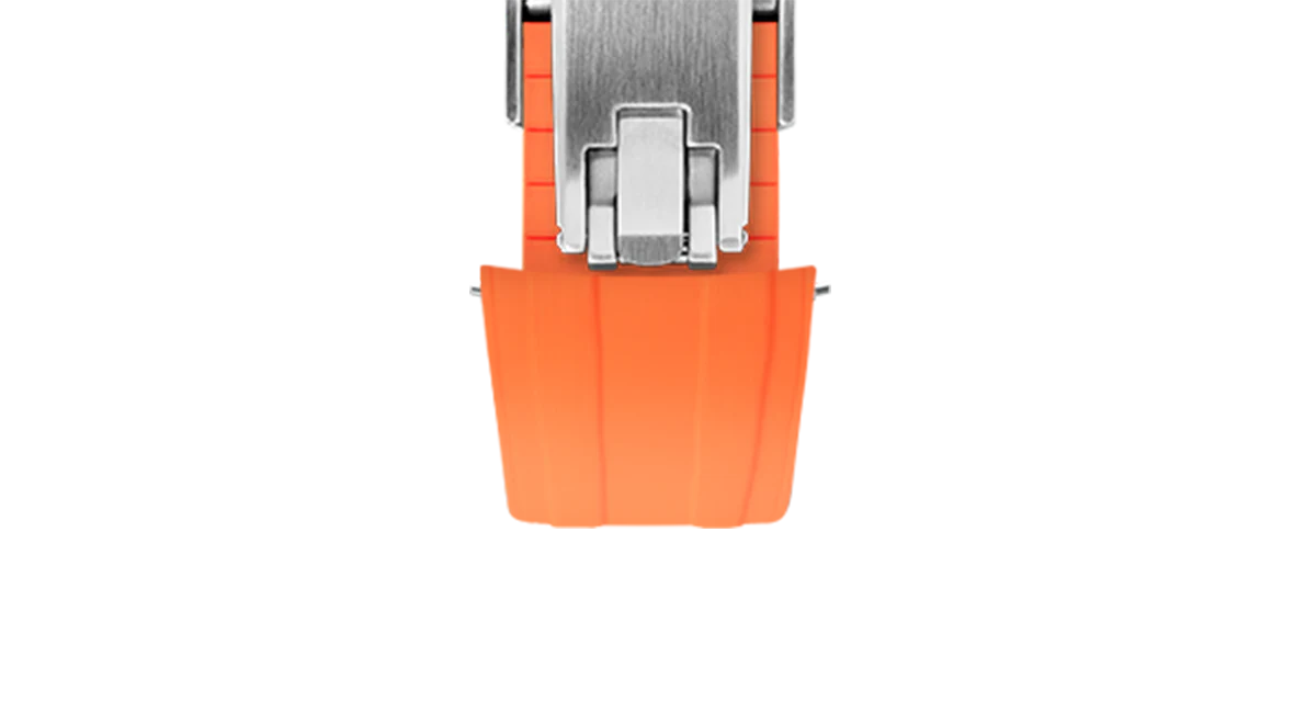 Overstock: Orange CTS Rubber Strap for Omega Speedmaster - Image 7