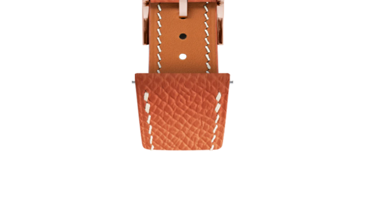 Orange Epsom Slim Strap - Image 7