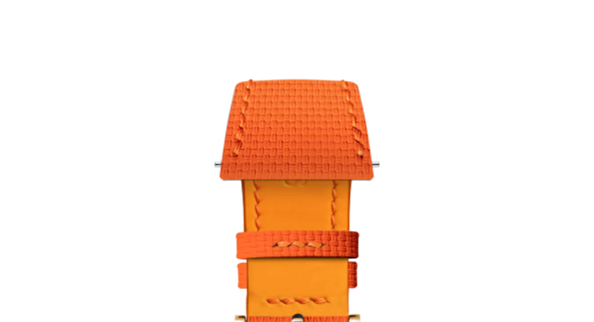 Orange Sailcloth Slim Strap for De Bethune - Image 11