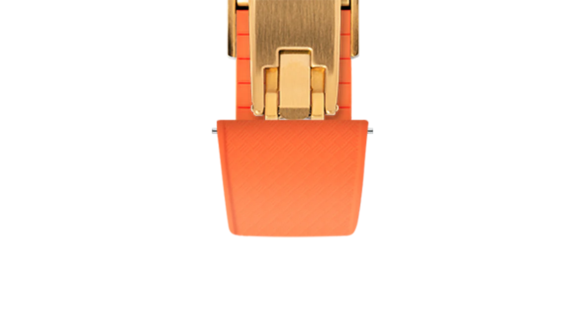 Orange Tropical CTS Rubber Strap - Image 13