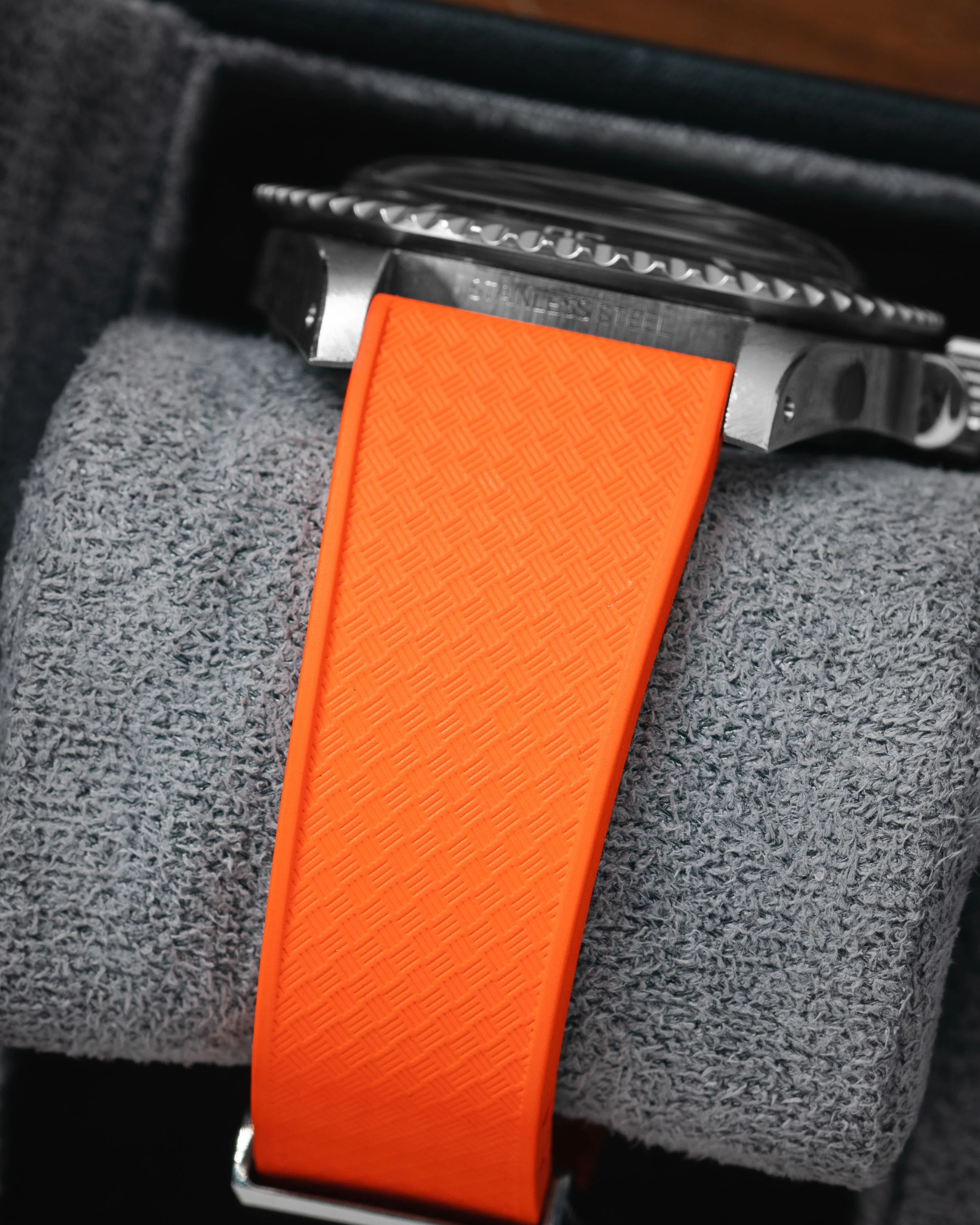Orange Tropical CTS Rubber Strap - Image 5