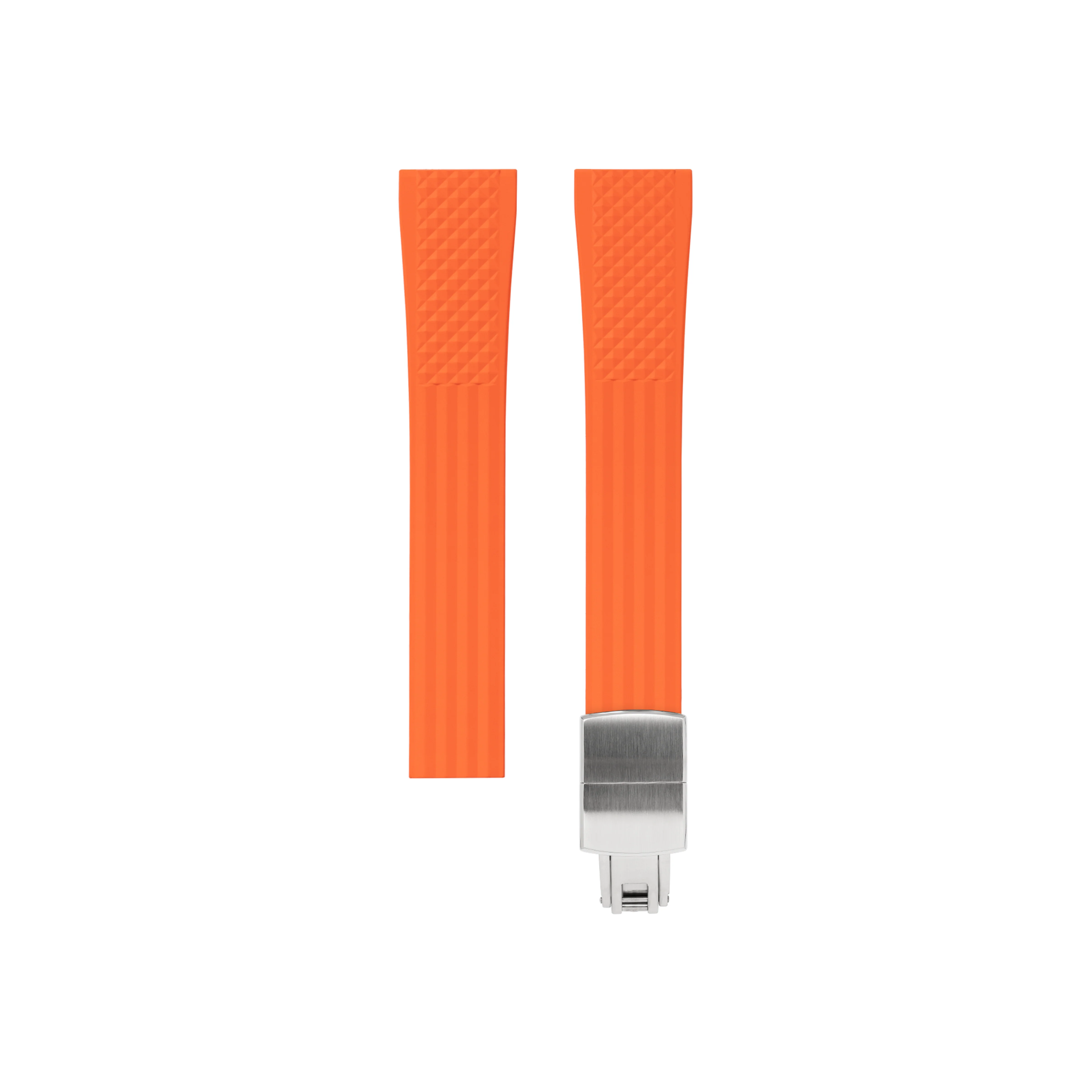 Orange Waffle CTS Rubber Strap