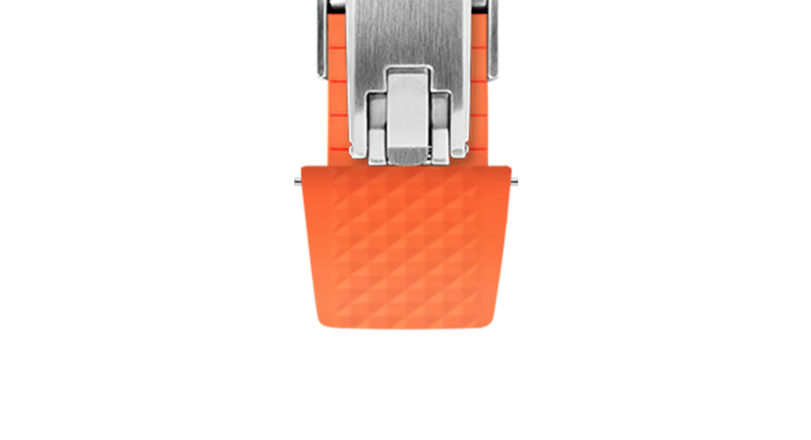 Orange Waffle CTS Rubber Strap - Image 11