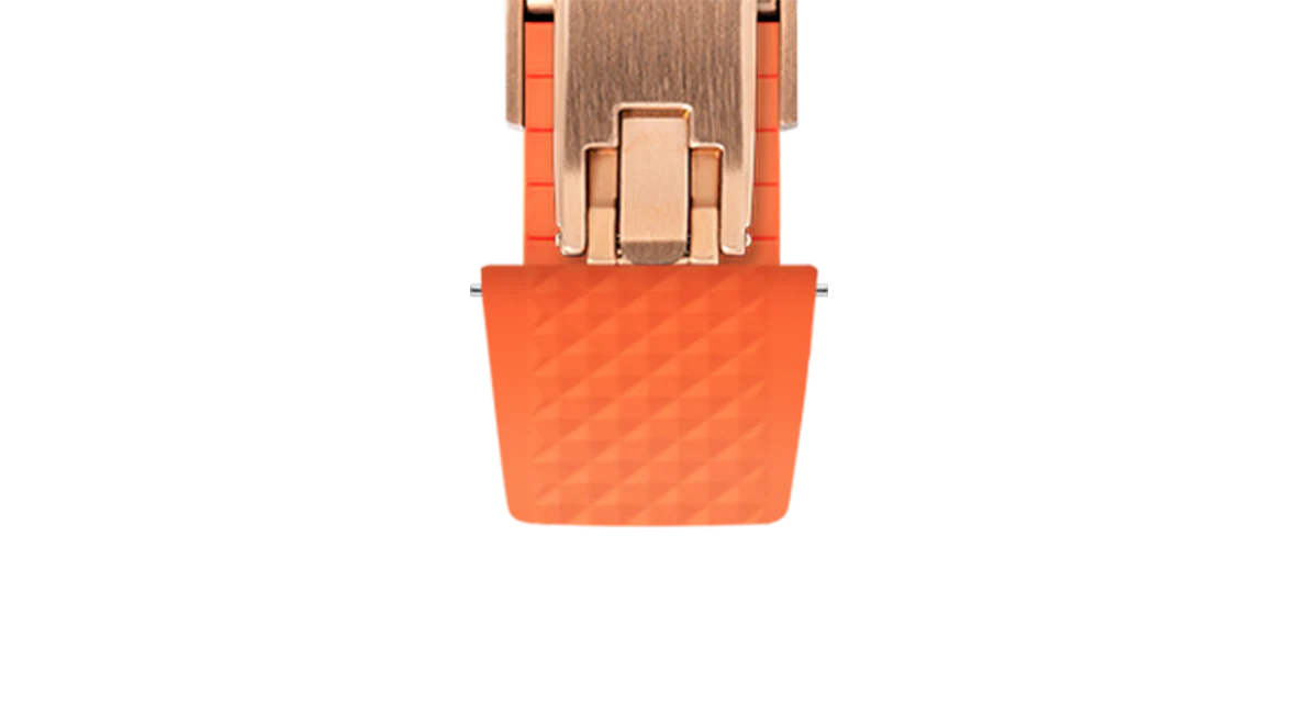 Orange Waffle CTS Rubber Strap - Image 13