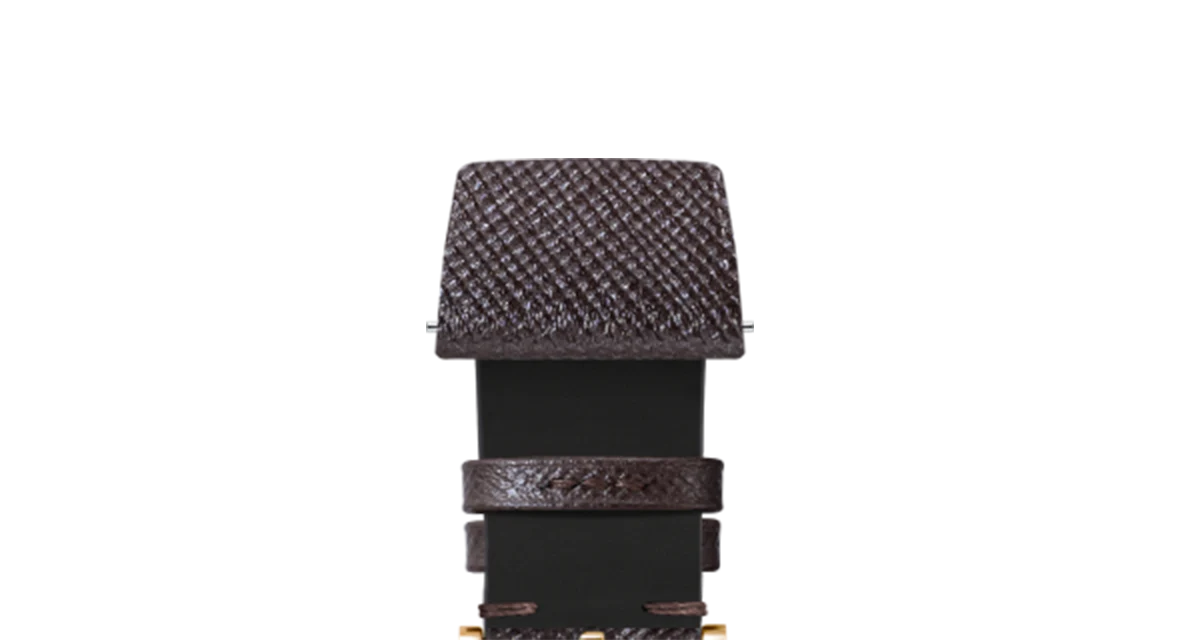 Overstock: Dark Brown Saffiano Stitchless Strap - Image 9