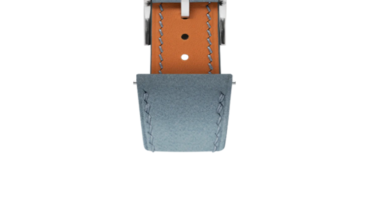 Overstock: Pastel Blue Nubuck Slim Strap - Image 10
