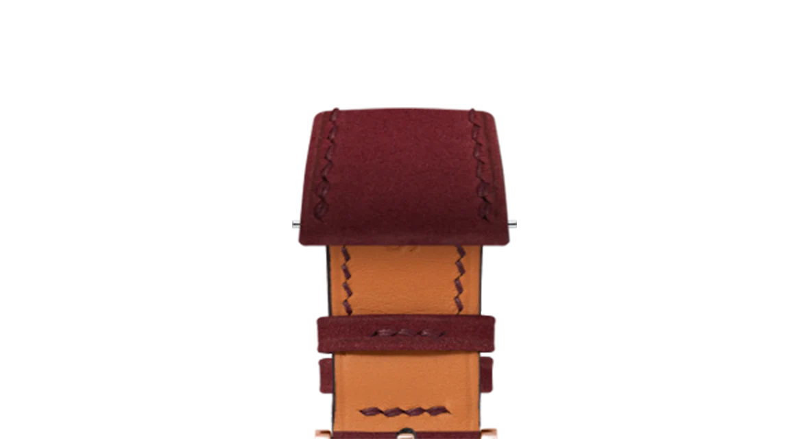 Overstock: Wine Red Nubuck Slim Strap - Image 10