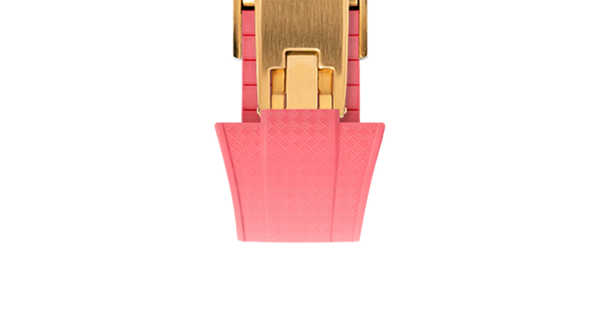 Pink CTS Rubber Strap for Tissot PRX - Image 12