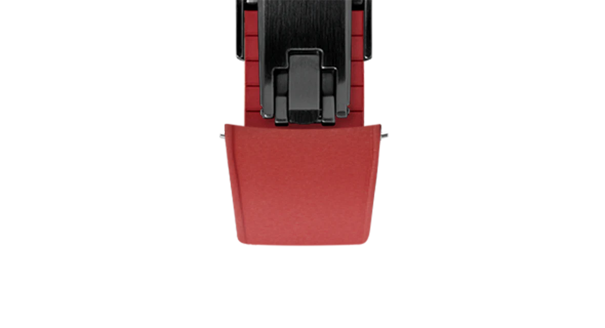 Red Curved CTS Rubber Strap - Image 12