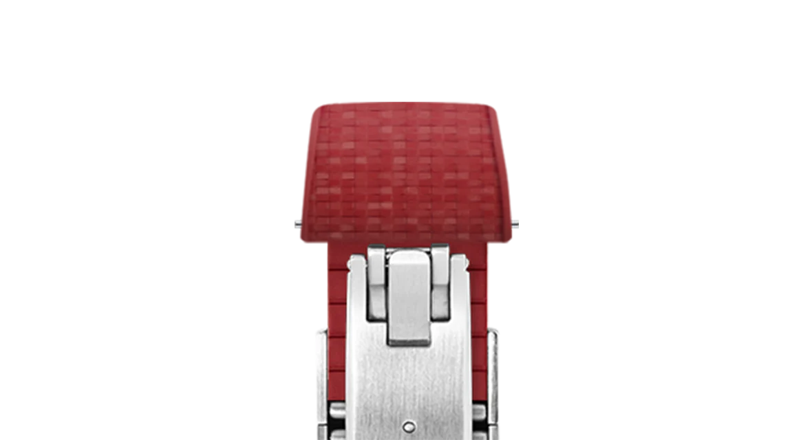 Red Mosaic CTS Rubber Strap - Image 6