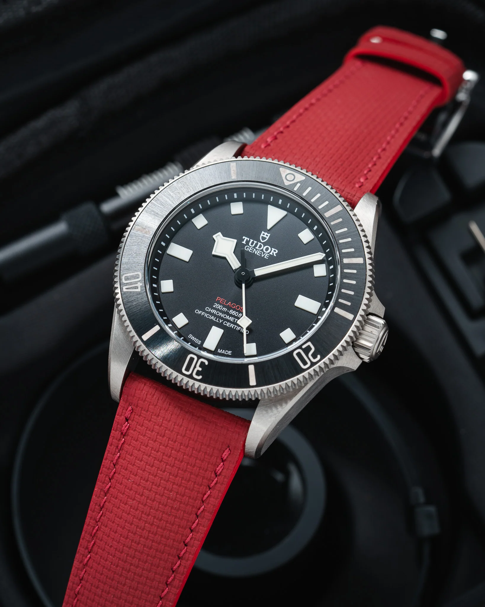 Red Sailcloth Signature Strap - Image 3