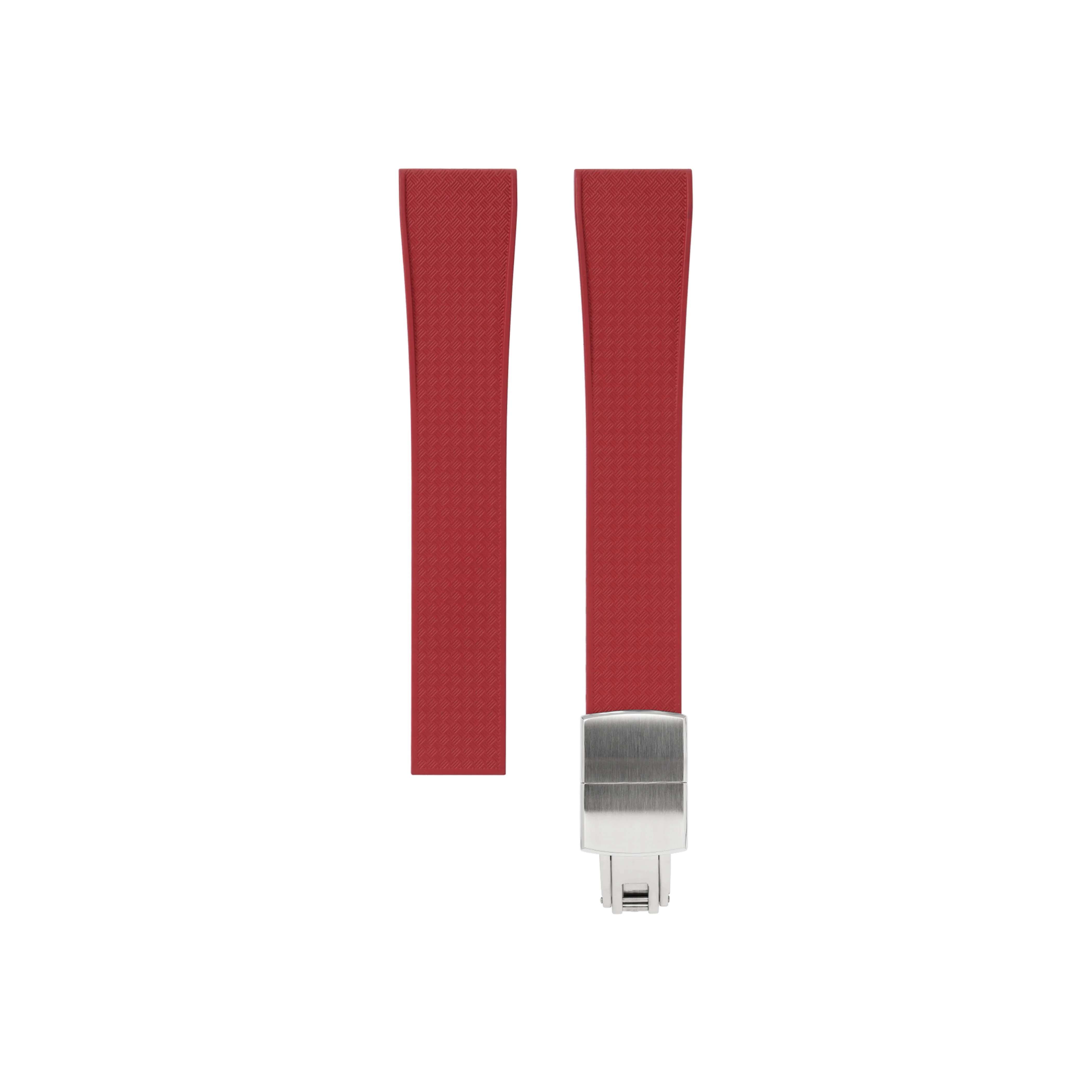 Red Tropical CTS Rubber Strap