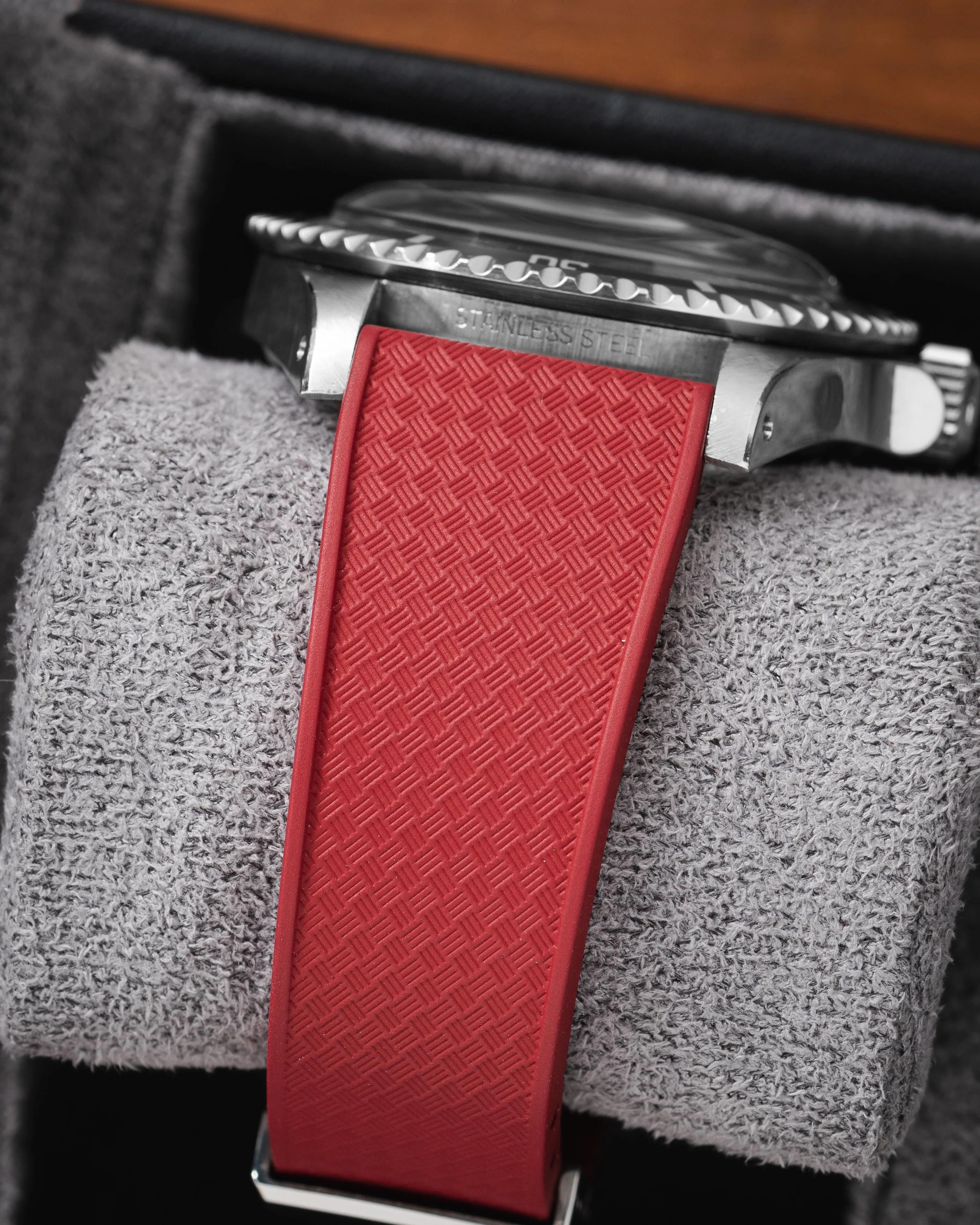 Red Tropical CTS Rubber Strap - Image 7